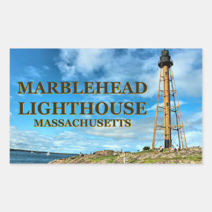 Marblehead Lighthouse, Massachusetts Stickers