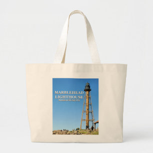 Marblehead Lighthouse, Massachusetts Tote Bag