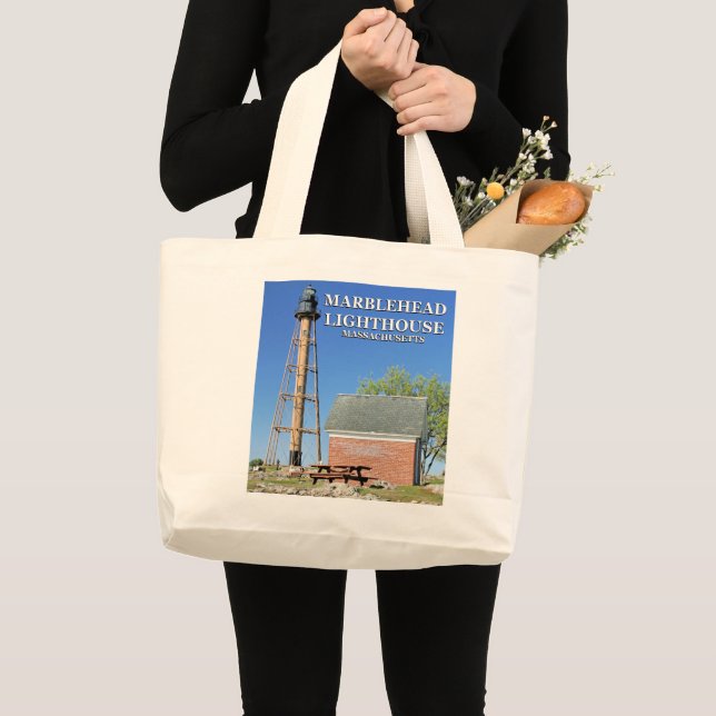 Marblehead Lighthouse, Massachusetts Tote Bag (Front (Product))