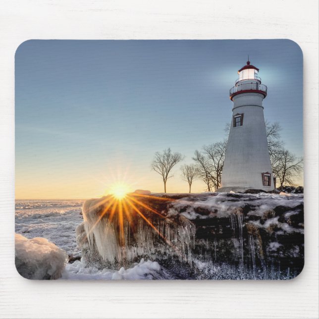 Marblehead Lighthouse Mouse Mat (Front)