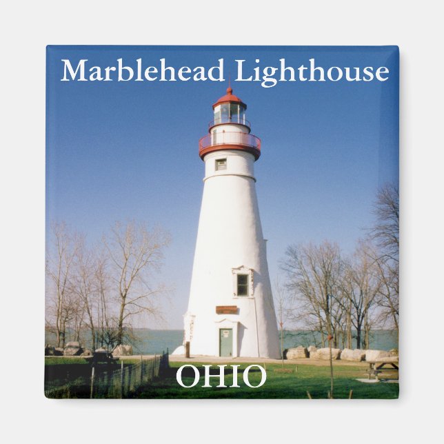 Marblehead Lighthouse, Ohio Magnet (Front)