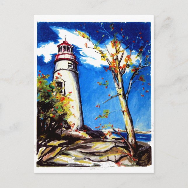 Marblehead Lighthouse Postcard (Front)