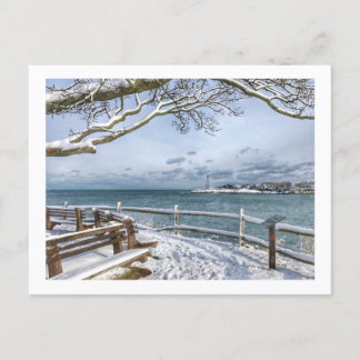 Marblehead, Massachusetts, Winter Harbour  Postcard