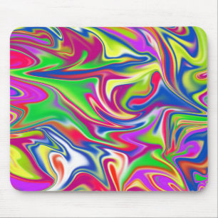 Marbleised Candy Liquid,_ Mouse Mat