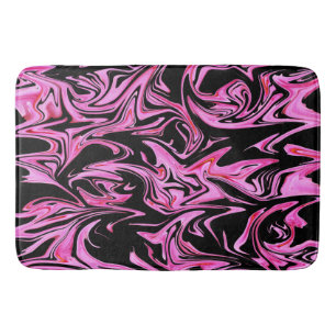 Marbleised Fairy Floss, Large Memory Foam Bath Mat
