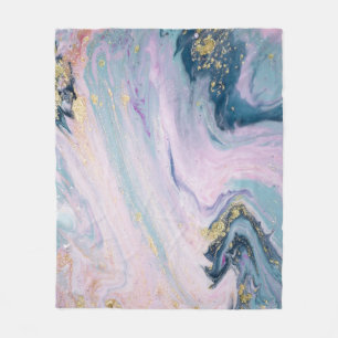 Marbleised pastel colours, luxury background. fleece blanket