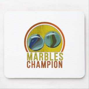 Marbles Champion Mouse Mat