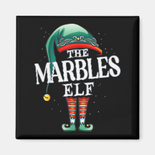 Marbles Elf Christmas Group Xmas Pajama Party Magnet