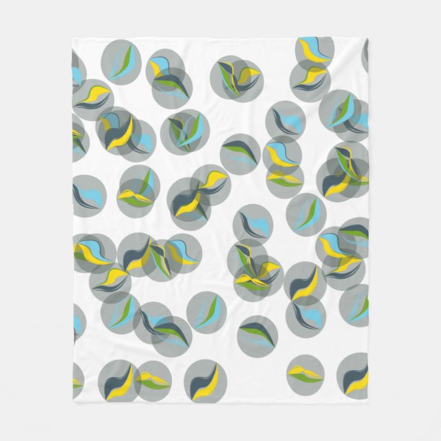 Marbles Fleece Blanket (Front)