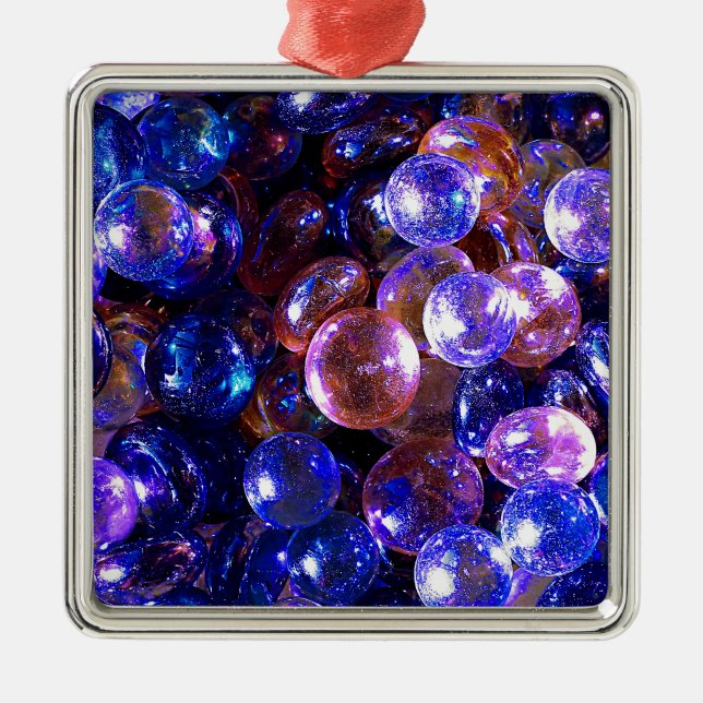 Marbles Metal Tree Decoration (Front)