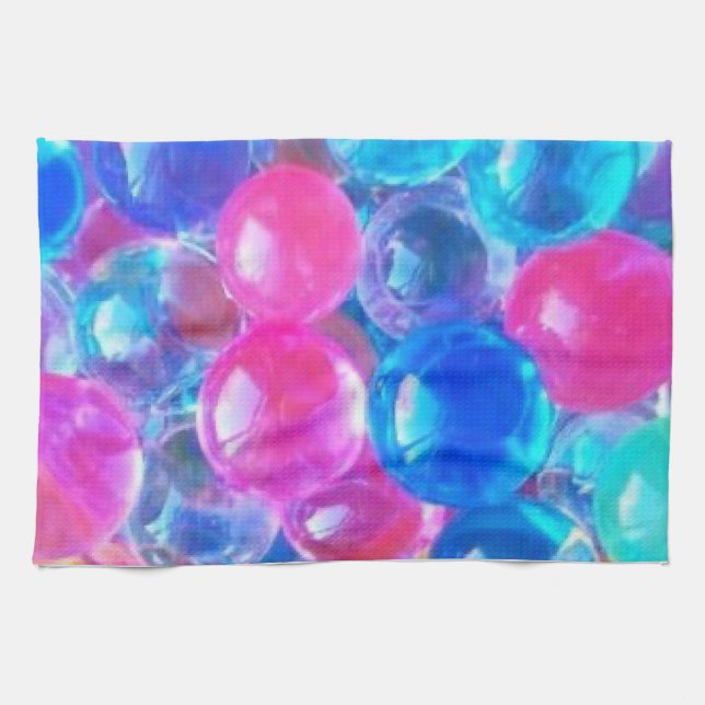 Marbles  tea towel (Horizontal)