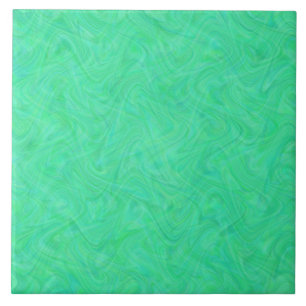 Marbling Green Blue Pattern Tile