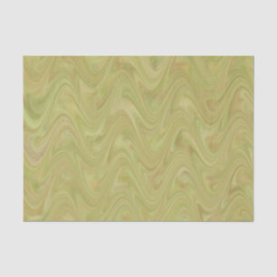 Marbling Green Brown Pattern Tissue Paper