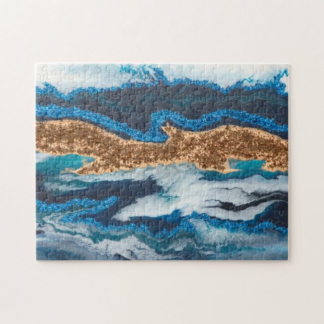 Marbling Jigsaw Puzzle (Horizontal)