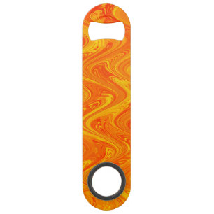 Marbling Orange Yellow Red Pattern