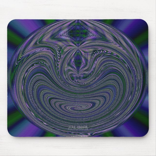 Marblized Complex Mouse Mat (Front)