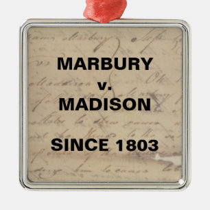 Marbury Madison Checks and Balances Resistance Metal Tree Decoration