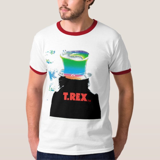 Marc Bolan™ and T.Rex™ Ringer T-Shirt (Front)