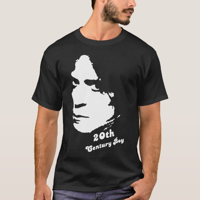 MARC BOLAN CENTURY BOY tribute glam 70s retro rock T-Shirt (Front)