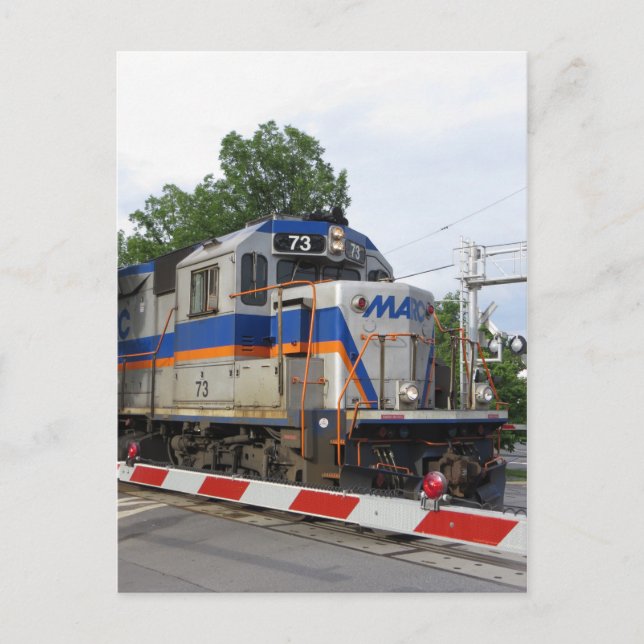 MARC Train Postcard (Front)
