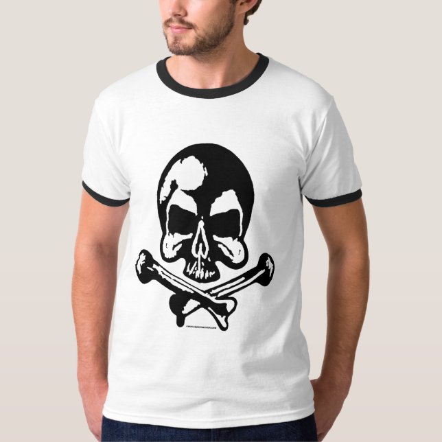 Marc Vachon Tee White OG Skull (Front)