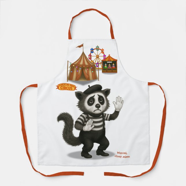 Marcel, civet mime apron (Front)
