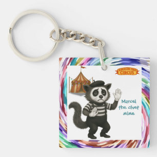 Marcel, civet mime key ring