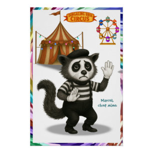Marcel, civet mime poster