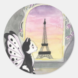 marcel classic round sticker