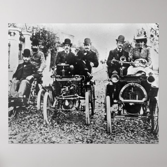 Marcel (d.1903) and Louis (1877-1944) Renault driv Poster (Front)