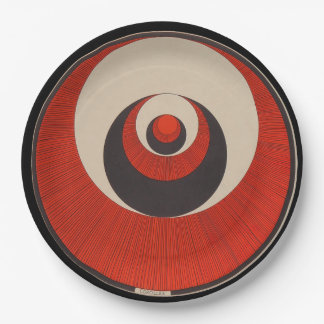 Marcel Duchamp Rotorelief MINOTAURE Paper Plate