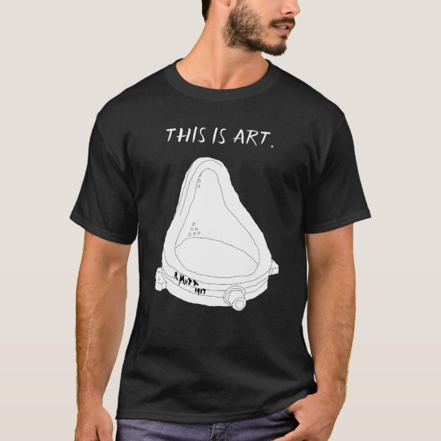 Marcel Duchamp's Fountain R.Mutt 1917 T-Shirt (Front)
