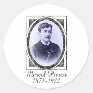 Marcel Proust Classic Round Sticker