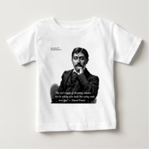 Marcel Proust & Famous Quote Baby T-Shirt