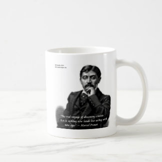 Marcel Proust & Famous Quote Coffee Mug