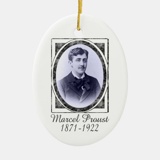 Marcel Proust Ornament (Front)
