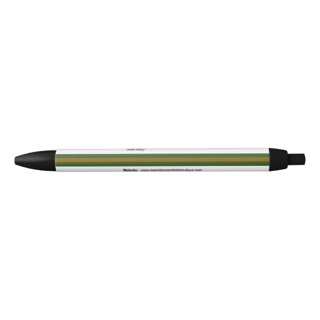 Marcella Essentials Boutique Logo Black Ink Pen (Front)