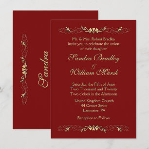 Marcella  Wedding Invitation