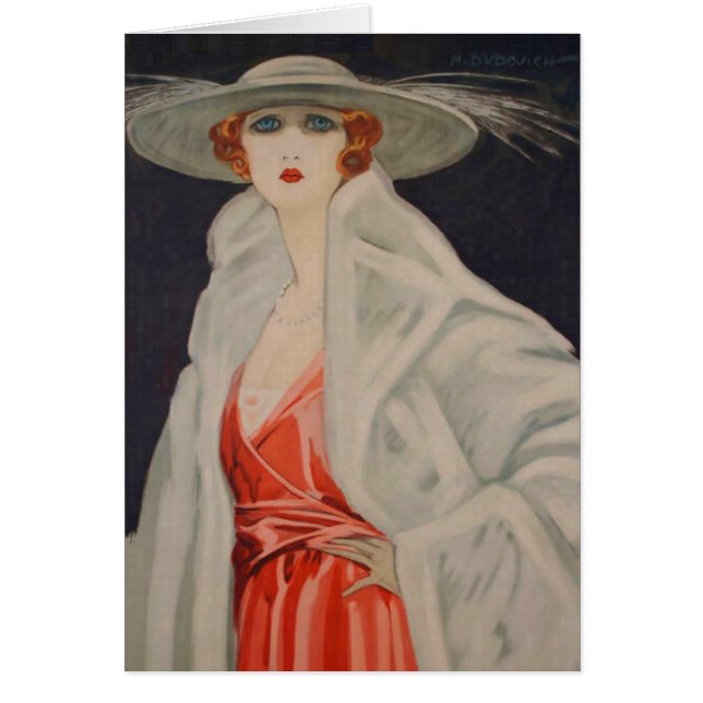 Marcello Dudovich Actress Elena Maskowska (Front)