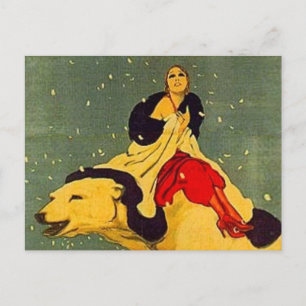 Marcello Dudovich Art Deco Polar Bear Padova Postcard
