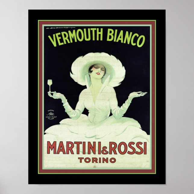 Marcello Dudovich Vermouth Bianco Poster (Front)