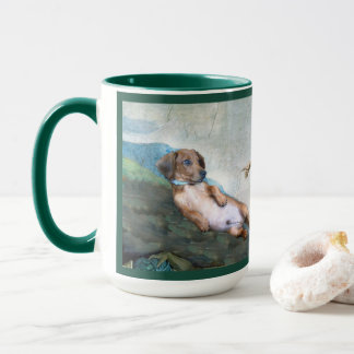Marcello the creation of dog 15 oz Art Mug