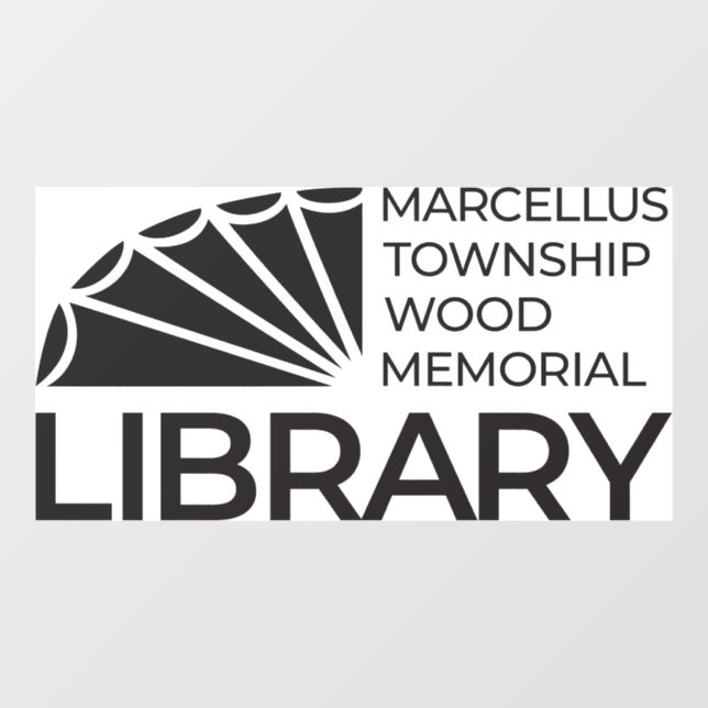Marcellus Twp. Wood Memorial Library Window Cling (Sheet)