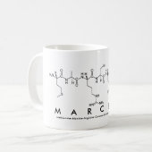 Marcely peptide name mug (Front Left)