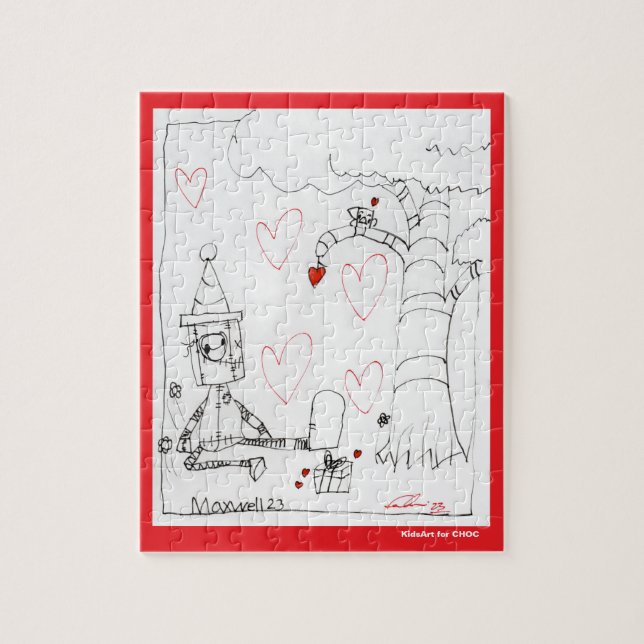 Marcenivo's Heart - KidsArt for CHOC Jigsaw Puzzle (Vertical)