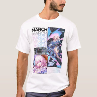 March 13th Character Info - Honkai Star Rail T-Shirt