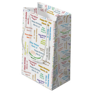 March, 15 Birthday Gift Bag