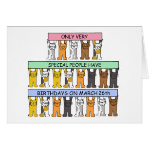 March 26th Birthday Cats