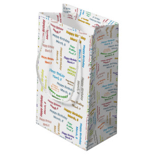 March, 8 Birthday Gift Bag