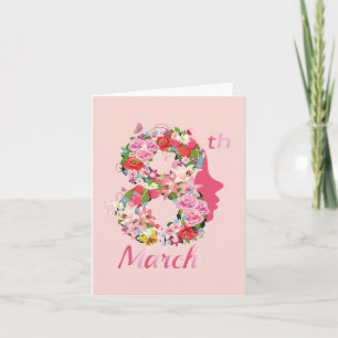 March 8th International Women's Day  Card